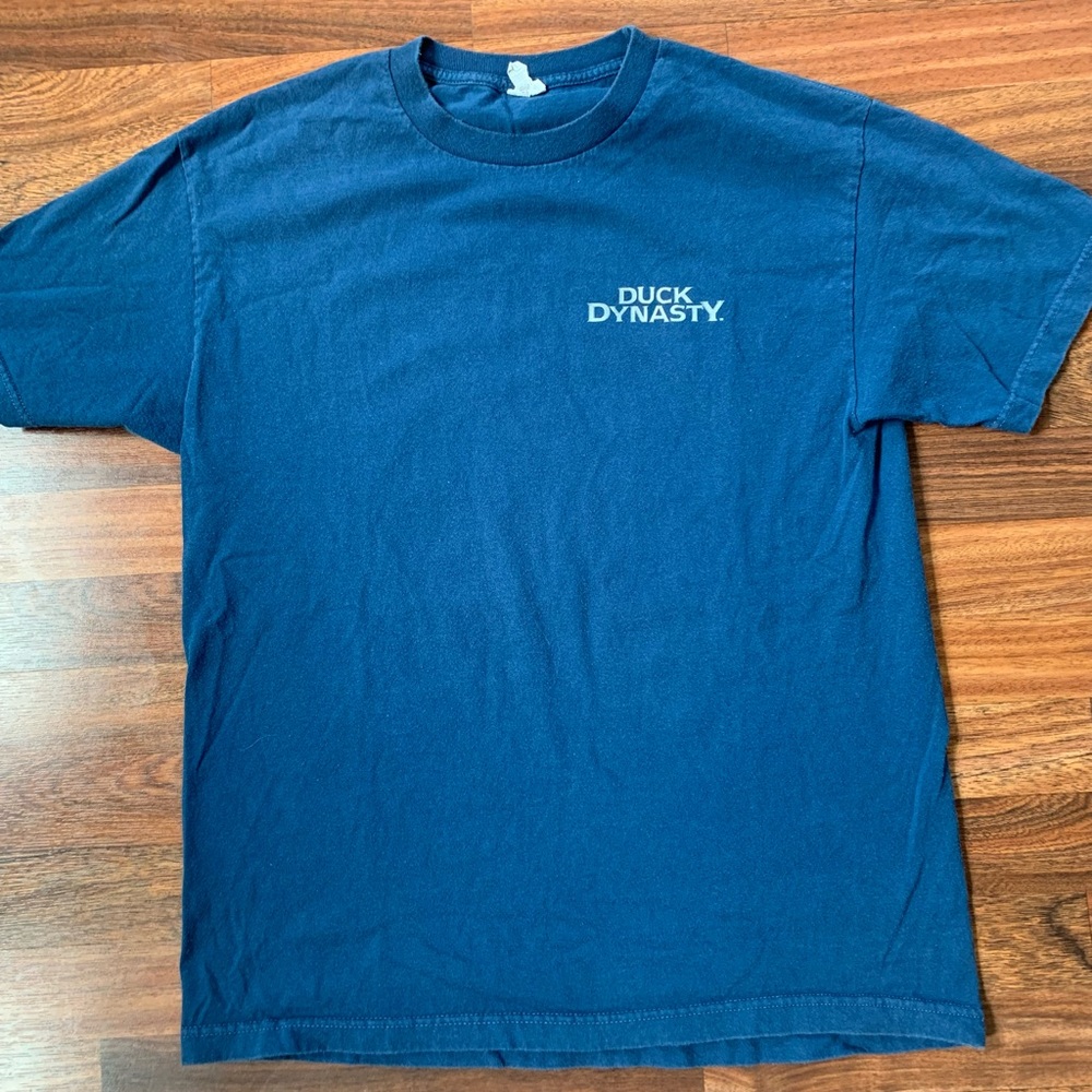 Duck Dynasty TV Show Si Intistic Stuff  A&E 2012 T Shirt Large Blue Funny Cotton